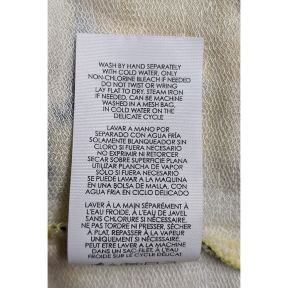 Women's Cabi # 6122 ATOMIC SWEATSHIRT Yellow/Black V-Neck Long Raglan Sleeve S - Picture 10 of 10